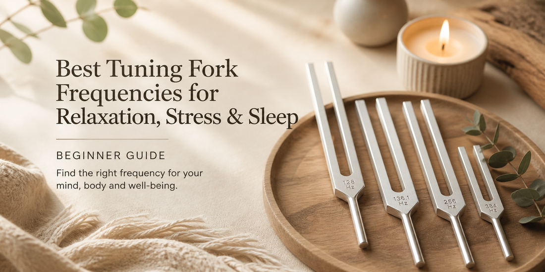 Best Tuning Fork Frequencies for Relaxation, Stress &amp; Sleep - Beginner Guide
